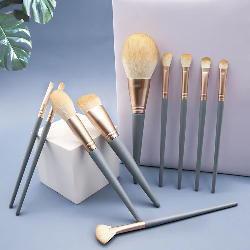 10PCS Makeup Brush Wooden Handle Eyeshadow Mix Foundation Powder Eyebrow Blush Brush Beauty Makeup Kit Tool Cosmetics
10PCS Makeup Brush Wooden Handle Eyeshadow Mix Foundation Powder Eyebrow Blush Brush Beauty Makeup Kit Tool Cosmetics