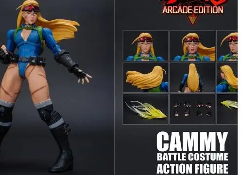 Storm Toys Cammy 1/12 Action Figure Model Full Set Toys for Fans Collection Blue version 
Storm Toys Cammy 1/12 Action Figure Model Full Set Toys for Fans Collection Blue version