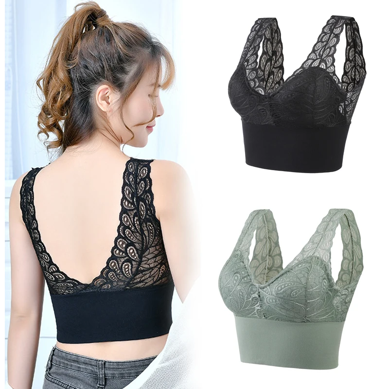 Bras For Women Sexy Underwear Push Up Lace Invisible Bra Bralette Top Backless Padded Wireless Brasier Bralette Top Plus Size
Bras For Women Sexy Underwear Push Up Lace Invisible Bra Bralette Top Backless Padded Wireless Brasier Bralette Top Plus Size