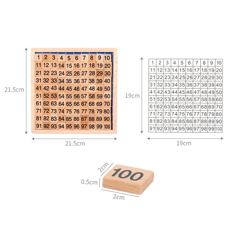Montessori Educational Wooden Toys for Children Baby 1-100 Digit Table Math Arithmetic Teaching Aids Kids
Montessori Educational Wooden Toys for Children Baby 1-100 Digit Table Math Arithmetic Teaching Aids Kids