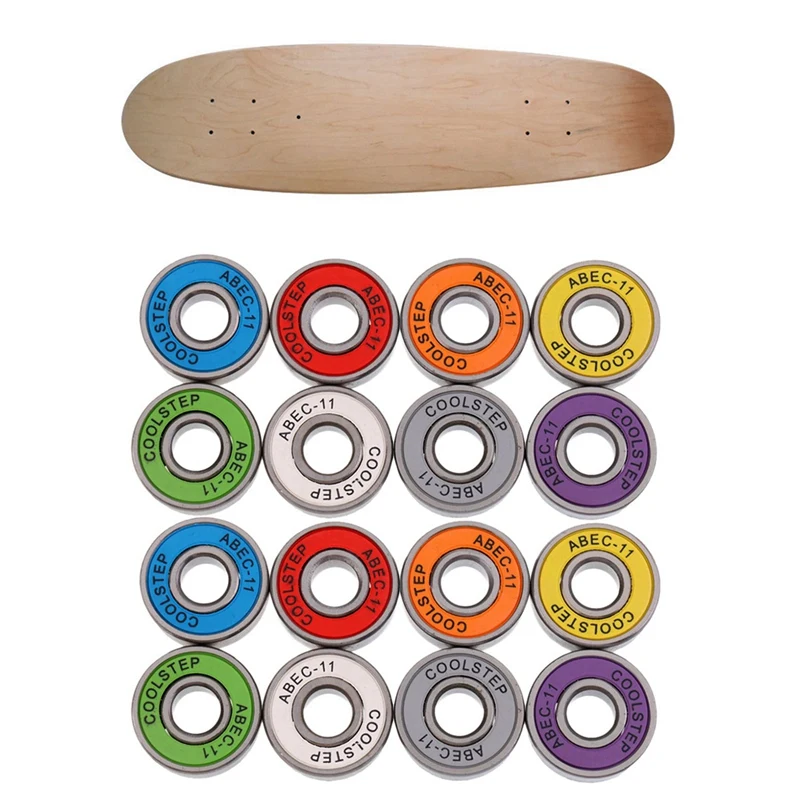 16x ABEC 11 High Speed Wearproof Skateboard Scooter Inline Bearings Skate & 1x 29Inch Land Surfing Deck Skateboard
16x ABEC 11 High Speed Wearproof Skateboard Scooter Inline Bearings Skate & 1x 29Inch Land Surfing Deck Skateboard
