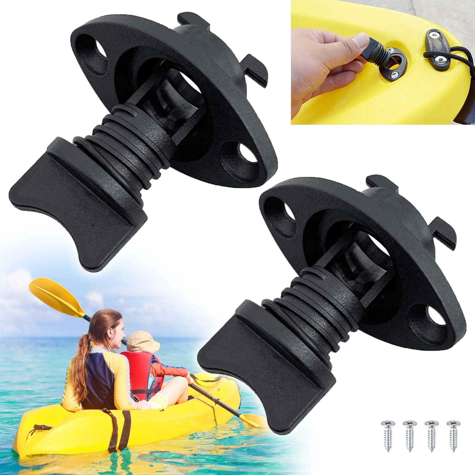 Universal 25mm 1'' Nylon Boat Garboard Drain Plug Transom Bung Hull Hole Drainage For Kayak Canoe Peddle Marine Boat Accessories
Universal 25mm 1'' Nylon Boat Garboard Drain Plug Transom Bung Hull Hole Drainage For Kayak Canoe Peddle Marine Boat Accessories