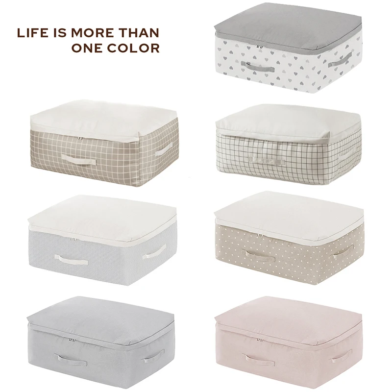 Foldable Clothes Quilt Storage Bags Organizer Pillow Blanket Boite Rangement Large Capacity Clothing Storage Bag Home Organizer 
Foldable Clothes Quilt Storage Bags Organizer Pillow Blanket Boite Rangement Large Capacity Clothing Storage Bag Home Organizer