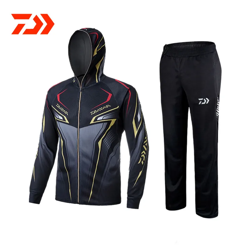 DAIWA 2021 Summer Hiking Outdoor Sports Fishing Suit Men Protection Fishing Set Zipper Fishing Shirt for Pants Fishing Clothing
DAIWA 2021 Summer Hiking Outdoor Sports Fishing Suit Men Protection Fishing Set Zipper Fishing Shirt for Pants Fishing Clothing