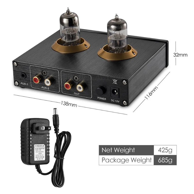 A3 Desktop Computer Fever Hifi Tube 6n3 Gallbladder Ear Amplifier Audio Front Headphone Amplifier Bass Gain 
A3 Desktop Computer Fever Hifi Tube 6n3 Gallbladder Ear Amplifier Audio Front Headphone Amplifier Bass Gain