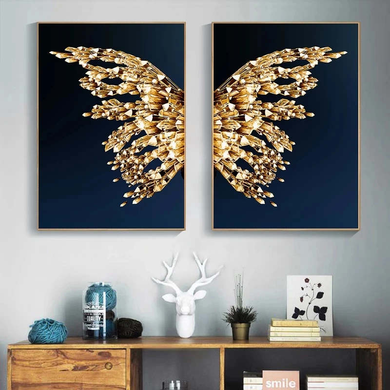 Moderne Wall Art Foto Canvas Schilderij Decoratie Gouden Vlinder Prints Poster Voor Woonkamer Nordic Slaapkamer Home Decor
Moderne Wall Art Foto Canvas Schilderij Decoratie Gouden Vlinder Prints Poster Voor Woonkamer Nordic Slaapkamer Home Decor