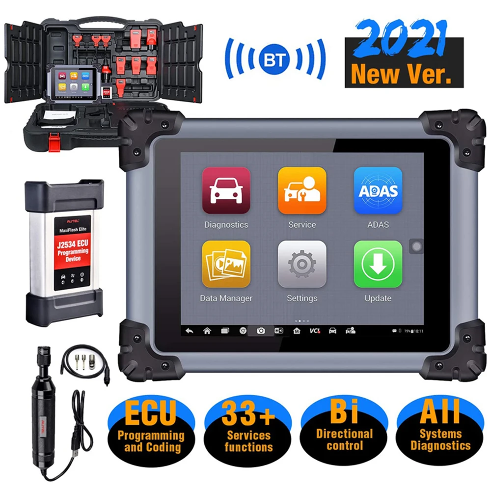 Autel MaxiSys MS908S Pro OBD2 диагностический инструмент J2534 ECU программирование для BWM/BENZ двунаправленное управление MS908SP инструмент для сканирования
Autel MaxiSys MS908S Pro OBD2 диагностический инструмент J2534 ECU программирование для BWM/BENZ двунаправленное управление MS908SP инструмент для сканирования