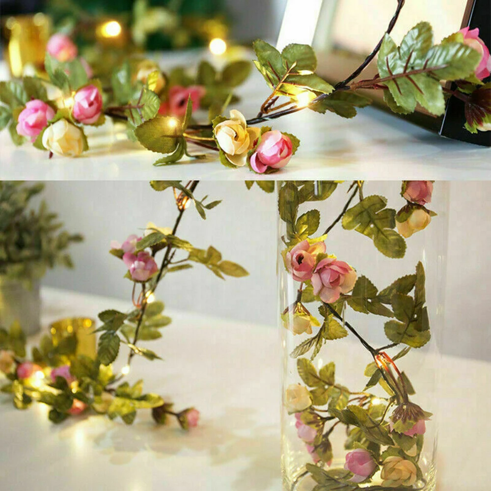 2.2M USB LED String Light Artificial Rose Flowers Berry Fairy Party Wedding Decor Lamps String Fairy Light W/20 Warm White LED
2.2M USB LED String Light Artificial Rose Flowers Berry Fairy Party Wedding Decor Lamps String Fairy Light W/20 Warm White LED