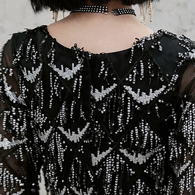 Evening Dress Sequins V-Neck Half Sleeves Floor-Length Beads Empire Tulle Elegant Simple A-Line Woman Formal Party Gowns A1112 
Evening Dress Sequins V-Neck Half Sleeves Floor-Length Beads Empire Tulle Elegant Simple A-Line Woman Formal Party Gowns A1112