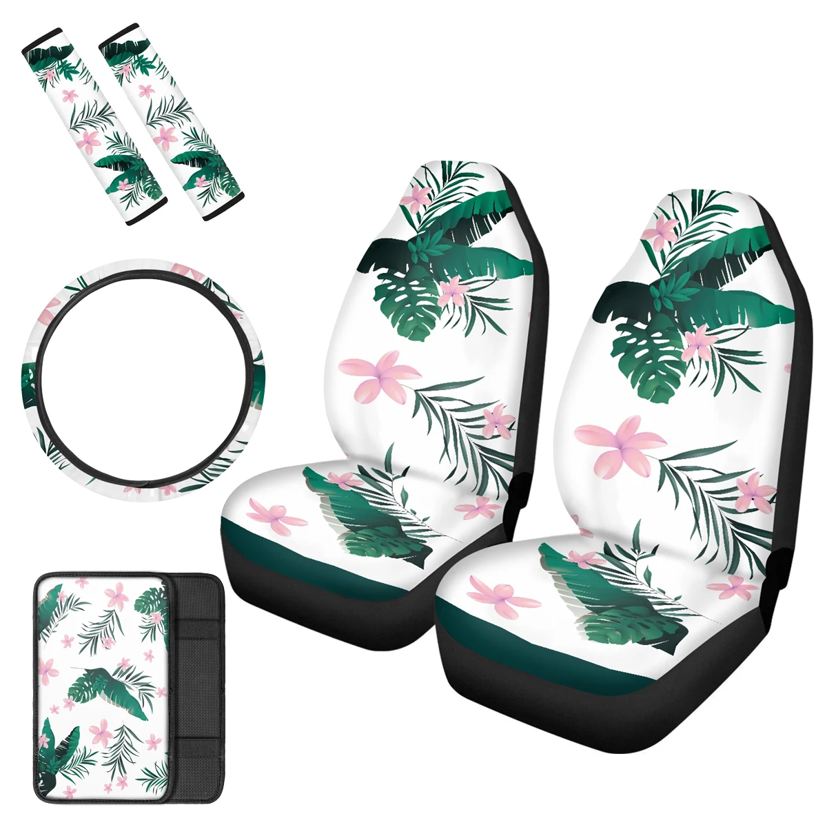 PinUp Angel Car Steering Wheel Covers Flower Leaf Printed Car Seat Cushions Easy Clean Car Seatbelt Pads Auto Armrest Box
PinUp Angel Car Steering Wheel Covers Flower Leaf Printed Car Seat Cushions Easy Clean Car Seatbelt Pads Auto Armrest Box