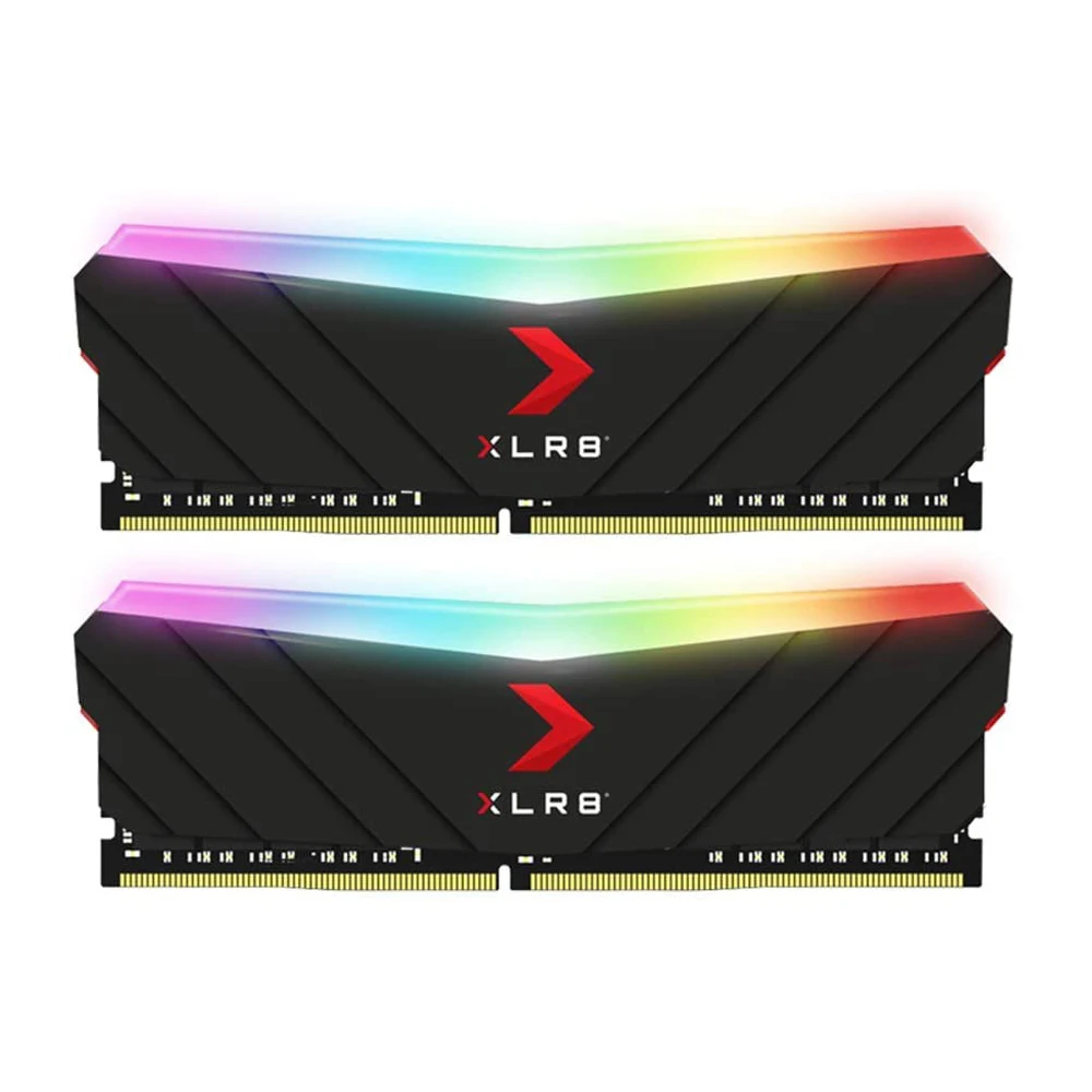 

PNY RAM 8GB 16GB XLR8 Gaming Epic-X RGB DDR4 3200MHz Desktop Memory CAS Latency of 16, 1.35 Volts supports Intel XMP 2.0