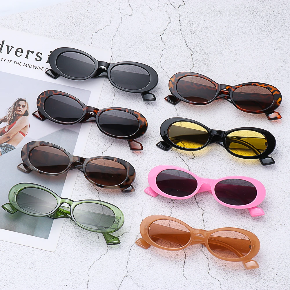 Vintage Leopard Jelly Color Sun Glasses Fashion Small Oval Sunglasses for Women Shades Fashion UV400 Eyewear Wholesale
Vintage Leopard Jelly Color Sun Glasses Fashion Small Oval Sunglasses for Women Shades Fashion UV400 Eyewear Wholesale
