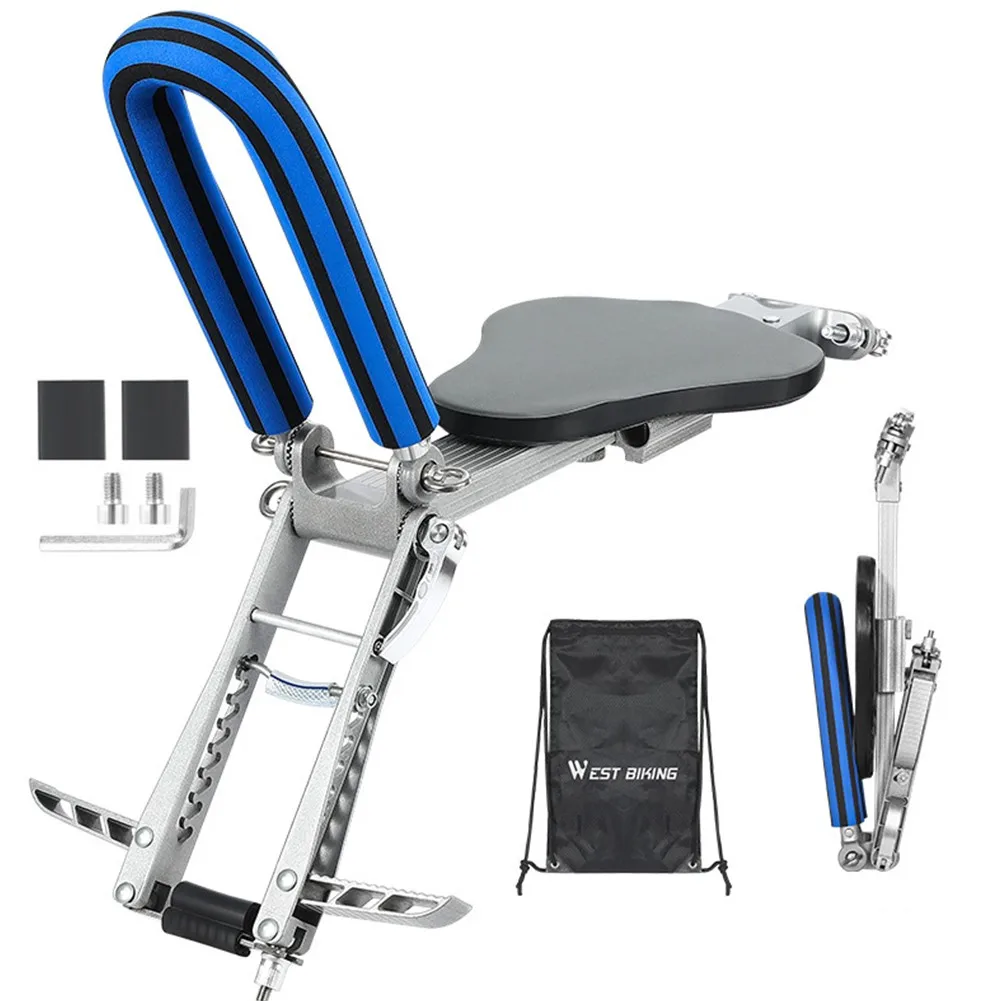 Bike Bicycle Soft Breathable Eco-friendly PU Cushion Child Seat Front Safety Baby Seat With Foldable Foot Pedals Handle Perfect
Bike Bicycle Soft Breathable Eco-friendly PU Cushion Child Seat Front Safety Baby Seat With Foldable Foot Pedals Handle Perfect