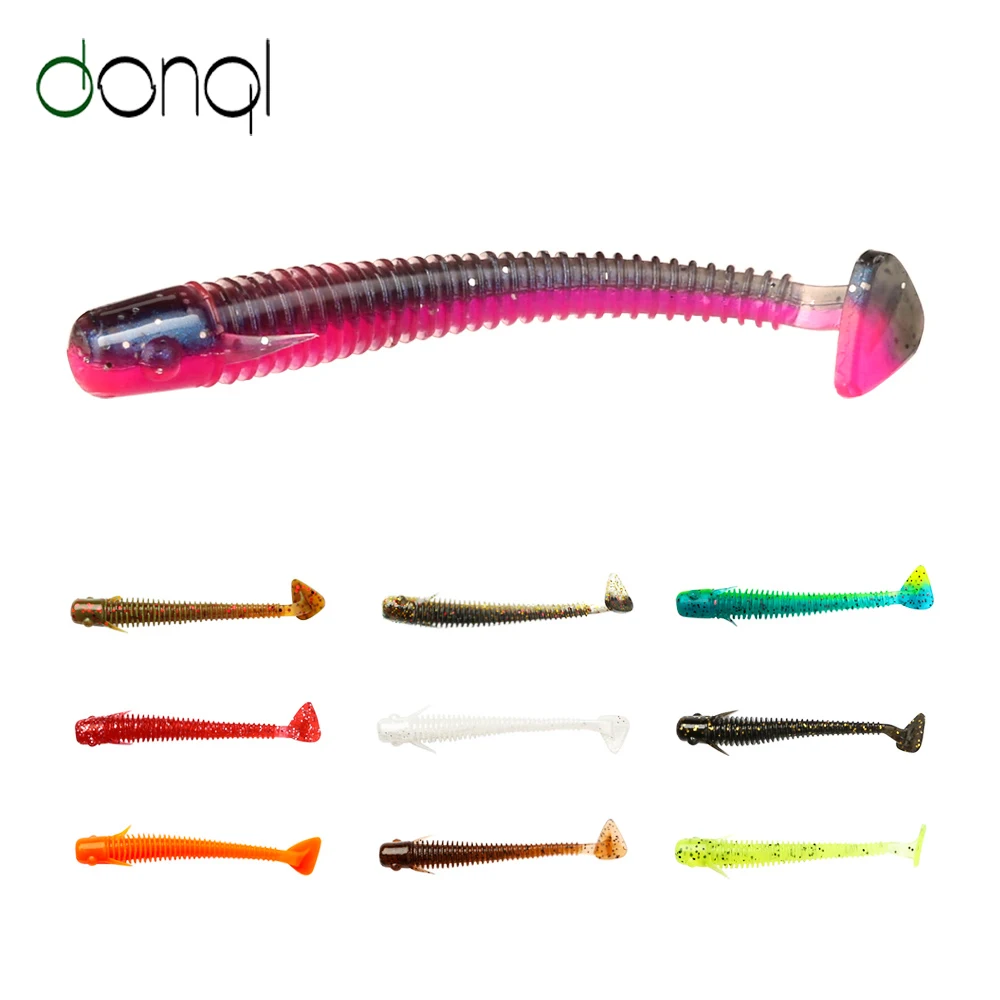 DONQL 10Pcs Jig Worm Fishing Lures 63mm 1.4g Wobbler Silicone Artificial Soft Bait Fishy Smell Bass Carp Fishing Lure Tackle
DONQL 10Pcs Jig Worm Fishing Lures 63mm 1.4g Wobbler Silicone Artificial Soft Bait Fishy Smell Bass Carp Fishing Lure Tackle