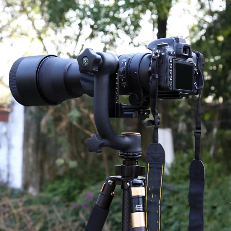 Professional Camera Gimbal Tripod Head for Big Load Capacity Camera Telephoto Lens 1/4 Screw 48mm Diameter
Professional Camera Gimbal Tripod Head for Big Load Capacity Camera Telephoto Lens 1/4 Screw 48mm Diameter