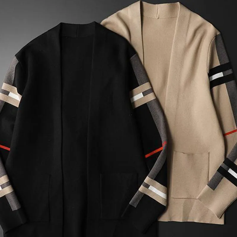 Men's Knitted Cardigan Sweater Autumn and Winter New Fashion Handsome Youth Coat
Men's Knitted Cardigan Sweater Autumn and Winter New Fashion Handsome Youth Coat