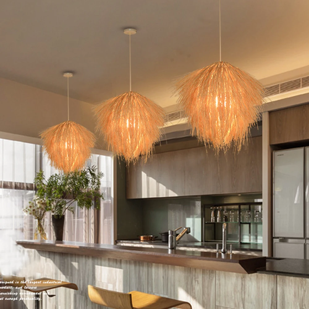 Подвесной светильник из соснового конуса, креативный подвесной светильник, ручной светильник из ротанга, подвесной светильник, Современны... 
Подвесной светильник из соснового конуса, креативный подвесной светильник, ручной светильник из ротанга, подвесной светильник, Современны...