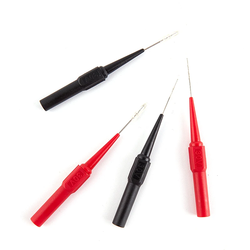 4Pcs 30V Diagnostic Tools Multimeter Test Lead Extention Back Piercing Needle Tip Probes Autotools Automotive Auto Kit Machine
4Pcs 30V Diagnostic Tools Multimeter Test Lead Extention Back Piercing Needle Tip Probes Autotools Automotive Auto Kit Machine