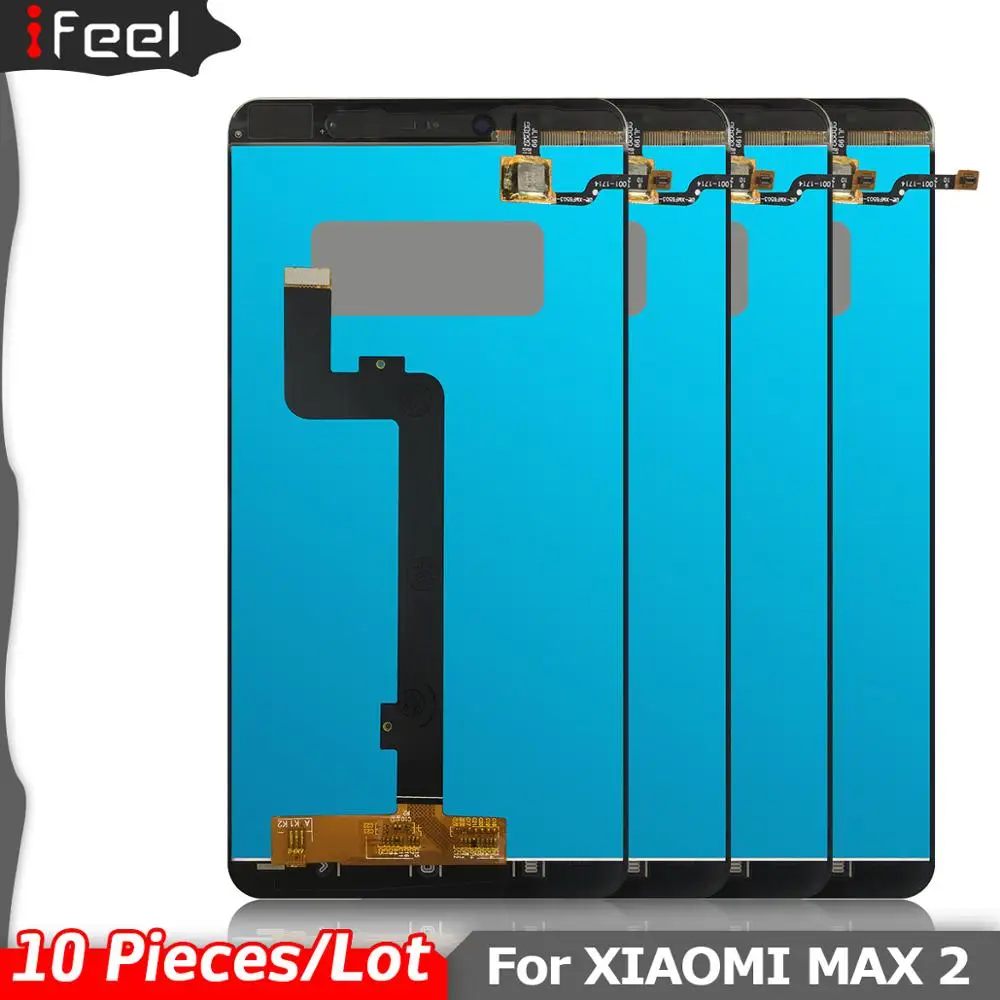 10 шт./лот 6 44 "для XIAOMI MI MAX 2 ЖК дисплей + сенсорный экран для Max2 Mi Max с
