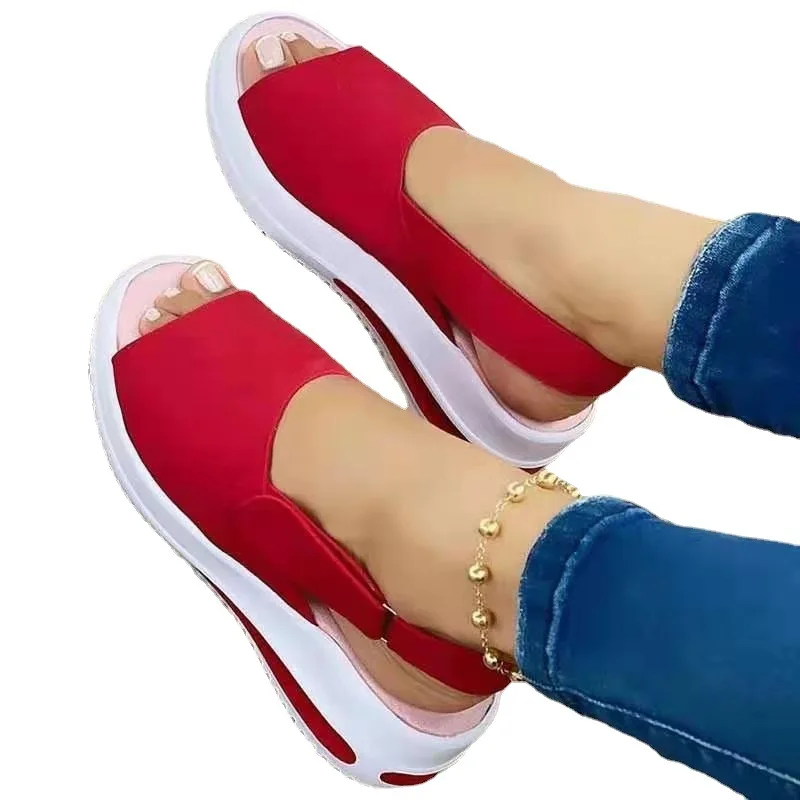Large Size 43 Summer Women's Sandals 2021 New Daily Slope with Flat Bottom Low-top Round Head Velcro Hiking Women's Shoes
Large Size 43 Summer Women's Sandals 2021 New Daily Slope with Flat Bottom Low-top Round Head Velcro Hiking Women's Shoes