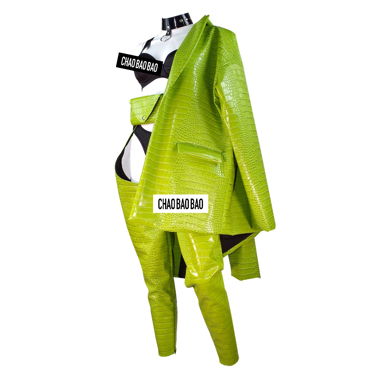 Women's nightclub bar ds dance party snake pattern leather leg trousers boots belt gogo costume
Women's nightclub bar ds dance party snake pattern leather leg trousers boots belt gogo costume