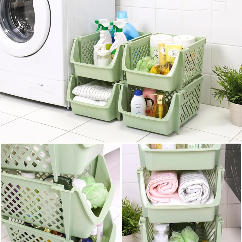 Stackable Storage Basket Organizer Food Snacks Toys Toiletries Plastic Storage Bins DFDS889 
Stackable Storage Basket Organizer Food Snacks Toys Toiletries Plastic Storage Bins DFDS889