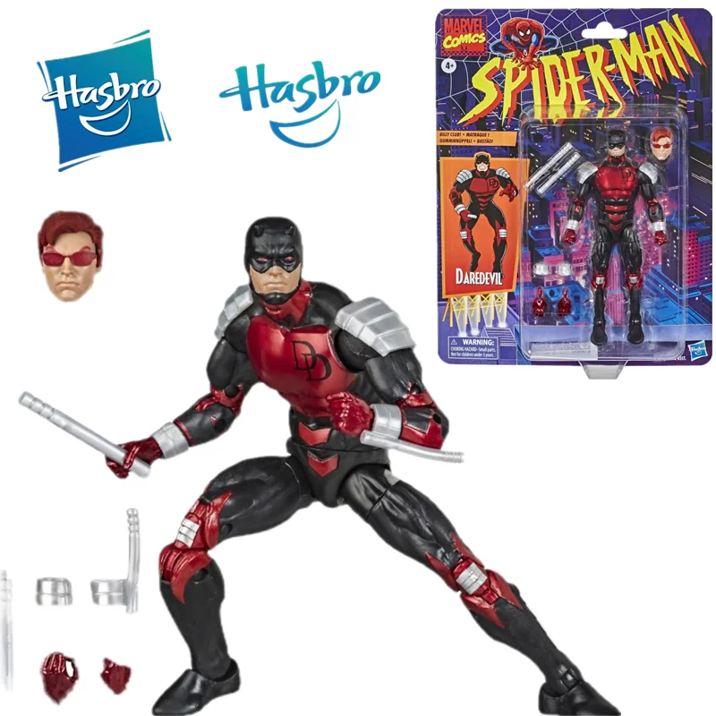 Hasbro, Marvel, Retro Hanging Card Daredevil 6-inch Doll Model Children's Toy Gifts for Relatives and Friends Anime Figures
Hasbro, Marvel, Retro Hanging Card Daredevil 6-inch Doll Model Children's Toy Gifts for Relatives and Friends Anime Figures