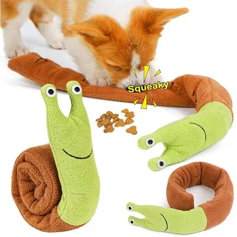 Pet Puppy Teething Interactive Natural Foraging Skills Toy Snail Shape Plush Sniffing Toys For Dogs Cats Supplies Accessories
Pet Puppy Teething Interactive Natural Foraging Skills Toy Snail Shape Plush Sniffing Toys For Dogs Cats Supplies Accessories