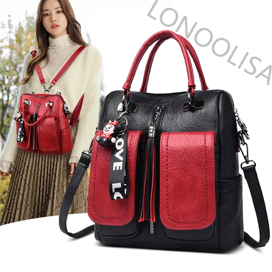 2021 Original High Quality Leather Backpack Multifunction Women Shoulder Bags Backpacks for Teenage Girls Travel Bagpack Mochila
2021 Original High Quality Leather Backpack Multifunction Women Shoulder Bags Backpacks for Teenage Girls Travel Bagpack Mochila