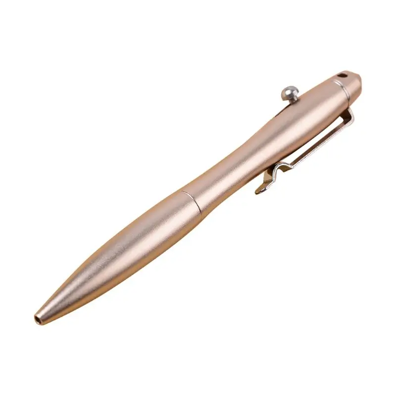 

Новинка 2021 практичная твердая гелевая ручка из алюминиевого сплава с чернилами в стиле ретро болт инструмент для письма поставка