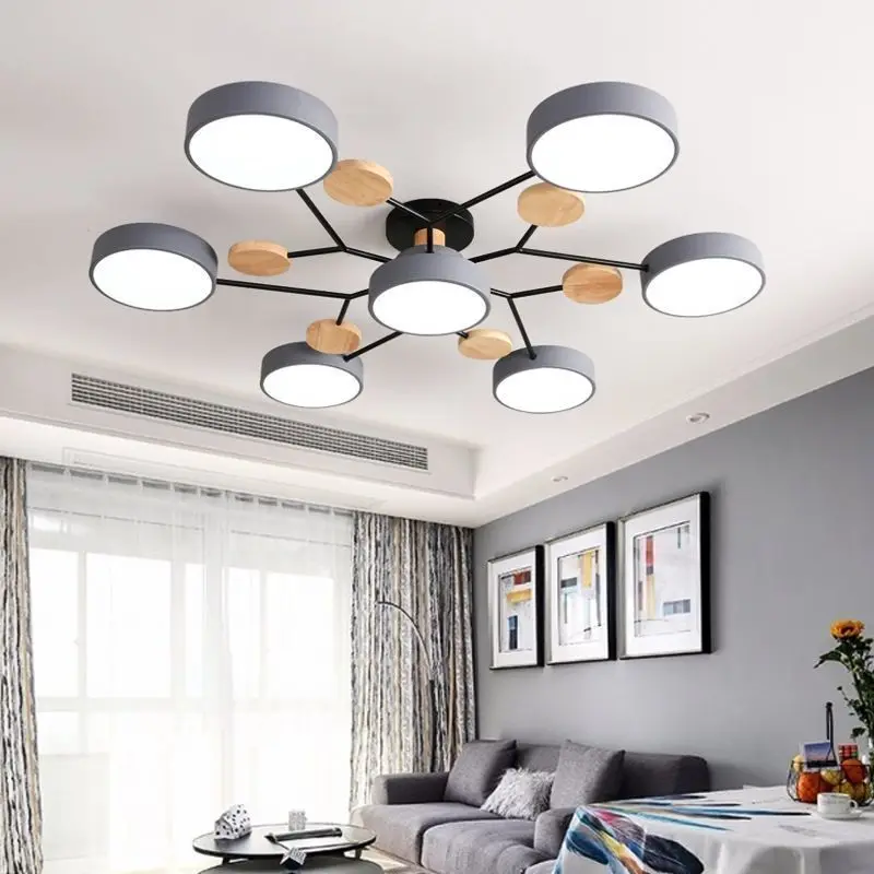 Nordic living room lamp Macaron ceiling lamp LED round bedroom lamp creative personality dining light set
Nordic living room lamp Macaron ceiling lamp LED round bedroom lamp creative personality dining light set