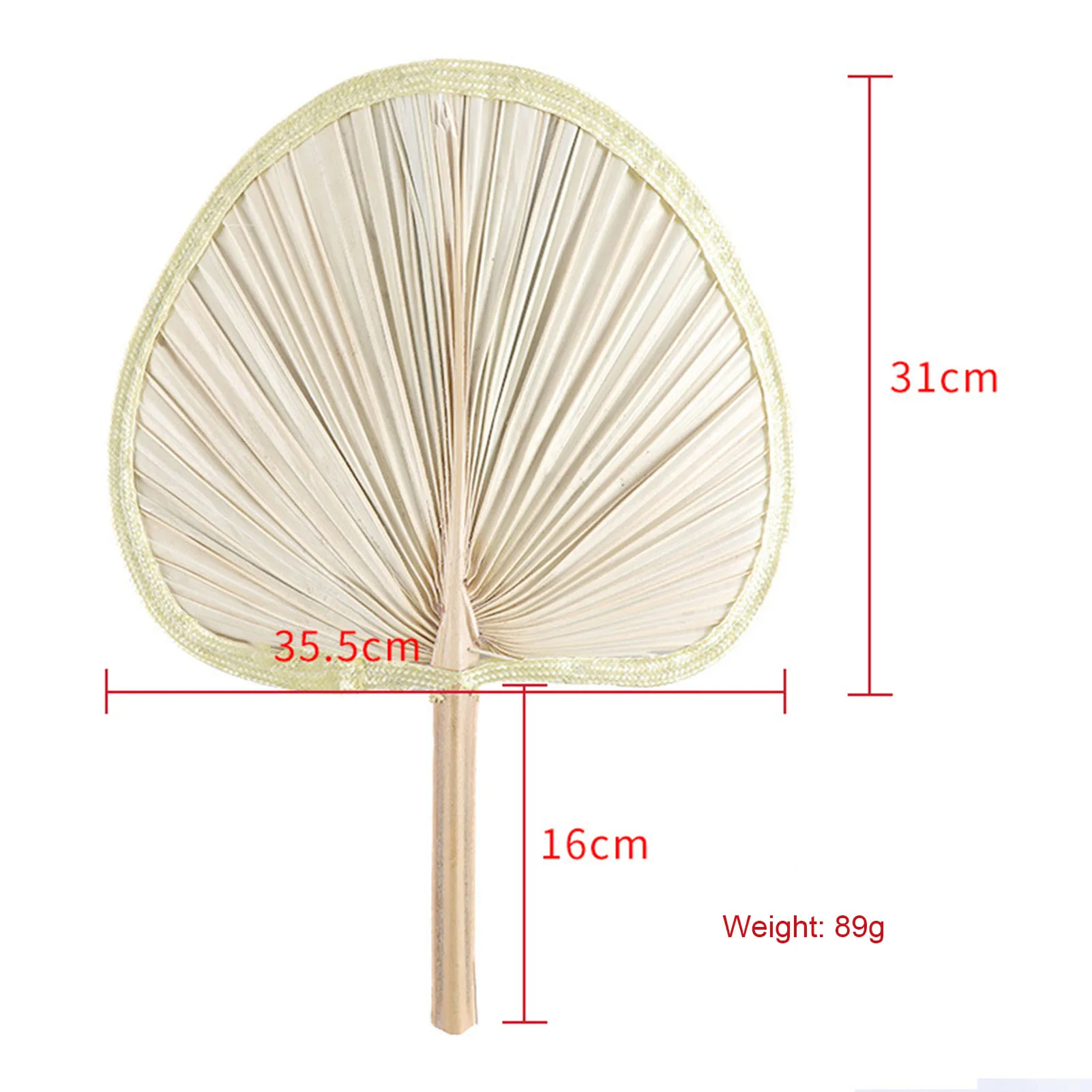 Natural Palm Leaf Handmade Pu Fan Home Furnishing Outdoor Cooling Fan Practical Hand-held Fan Summer Party Wedding Fan Gift
Natural Palm Leaf Handmade Pu Fan Home Furnishing Outdoor Cooling Fan Practical Hand-held Fan Summer Party Wedding Fan Gift