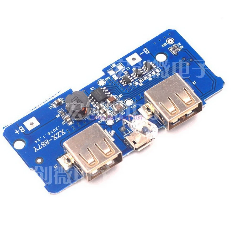 200pcs 5V 2A Power Bank Charger Module Charging Circuit Board Step Up Boost Power Supply Module 2A Dual USB Output 1A Input
200pcs 5V 2A Power Bank Charger Module Charging Circuit Board Step Up Boost Power Supply Module 2A Dual USB Output 1A Input