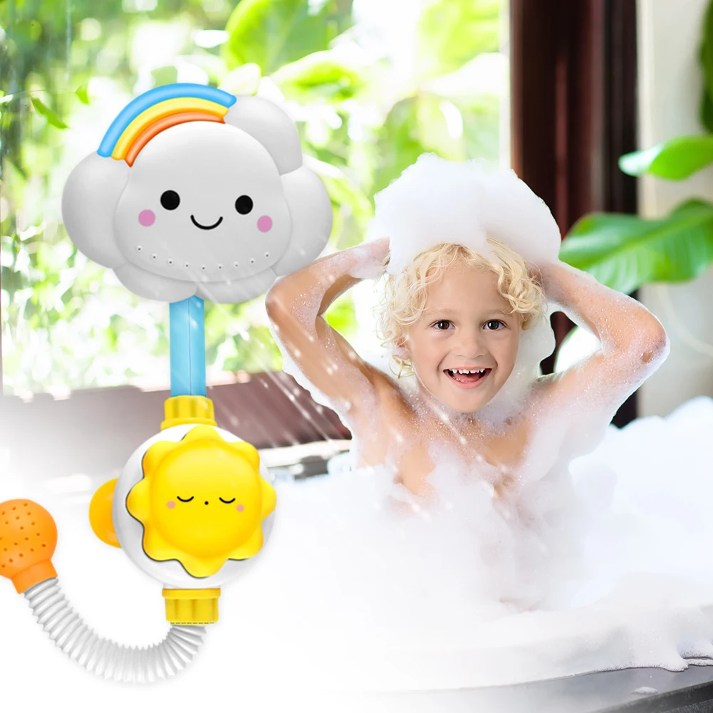 Детская игрушка в ванную комнату, для игр в воде, мультяшное облако, распылитель воды, душ, складной Спринклер
Детская игрушка в ванную комнату, для игр в воде, мультяшное облако, распылитель воды, душ, складной Спринклер