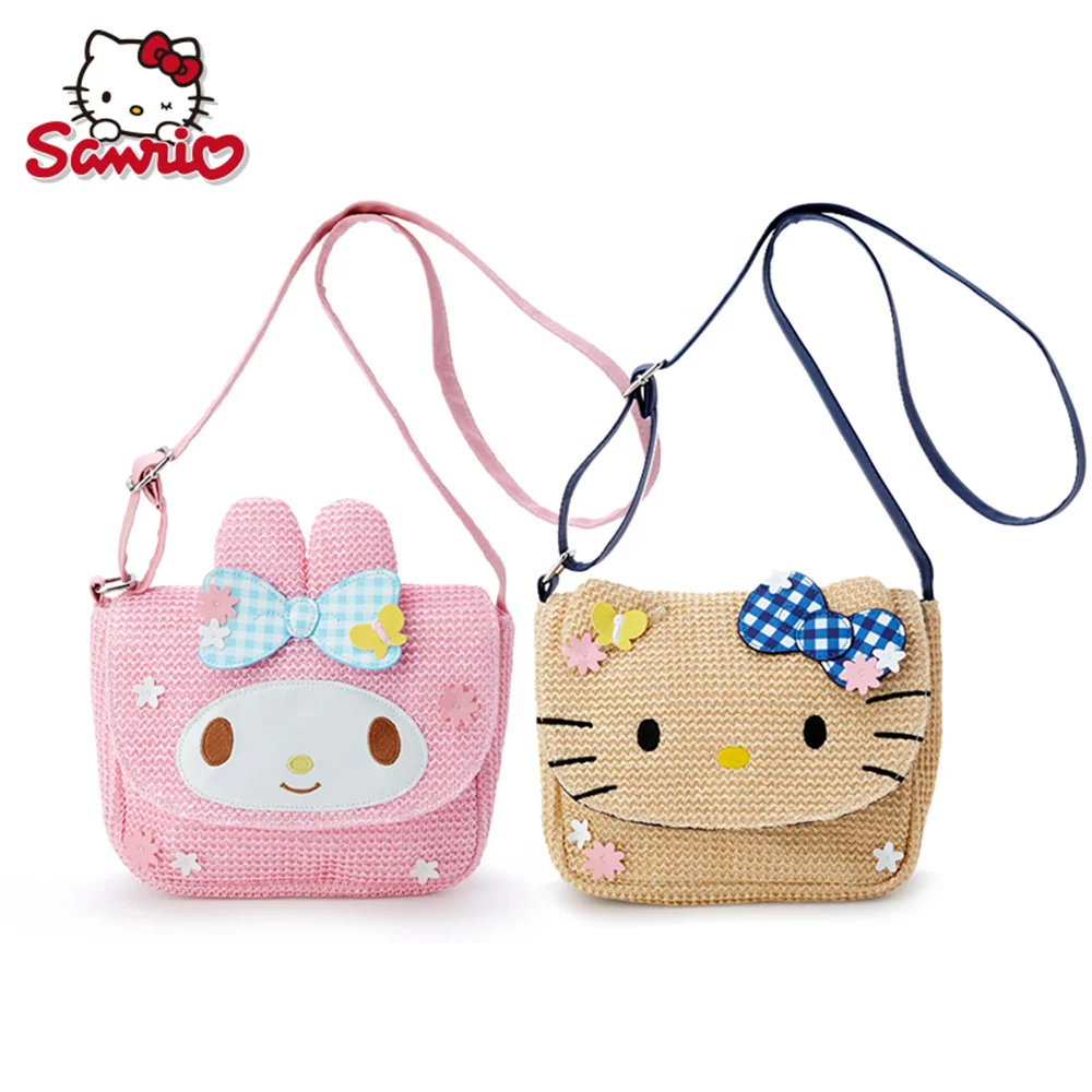 Sanrio Hello Kitty My Melody Children's Bag Rattan Basket Woven Style Girls Diagonal Shoulder Bag Suitable for 7-12 Years Old
Sanrio Hello Kitty My Melody Children's Bag Rattan Basket Woven Style Girls Diagonal Shoulder Bag Suitable for 7-12 Years Old