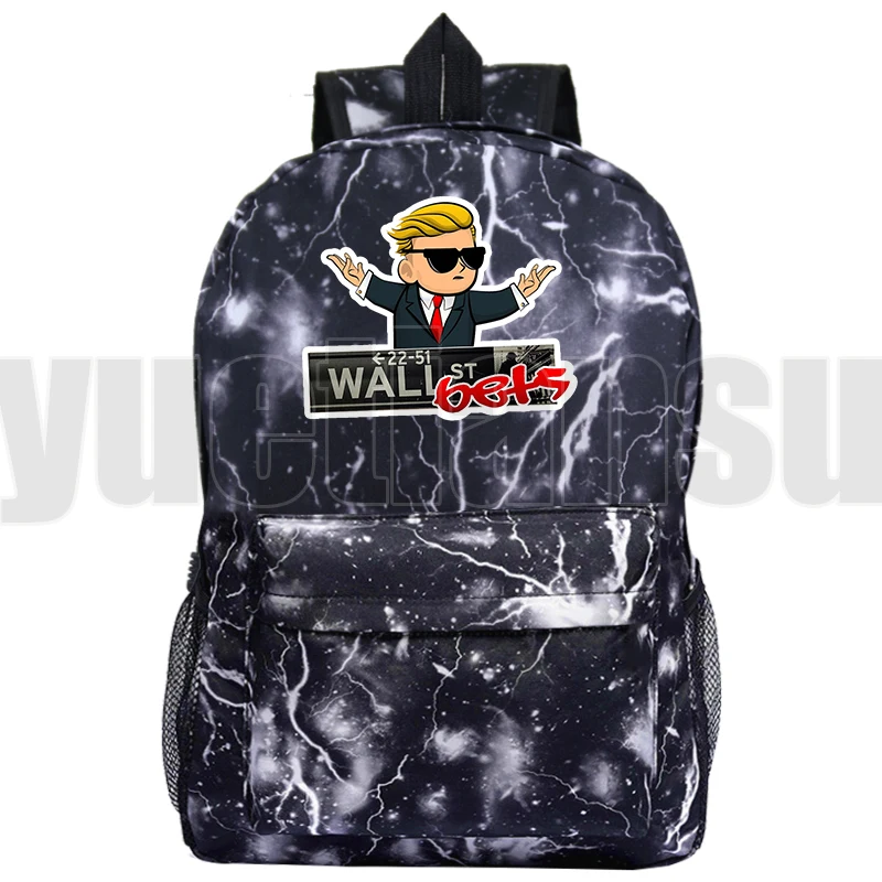 

Sac A Dos WSB Bookbag Gamestop Mochila Para Hombre WallStreetBets Laptop Back Pack Backpacks for School Teenagers Girls Bag