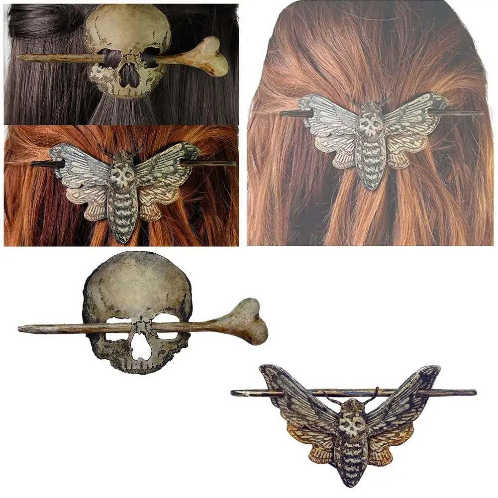 Women Girls Hair Style Tool Retro Skull Hairpin Girl Ponytail Hair Accessories Ladies Hairgrip Headwear Chic Barrettes Hairclips
Women Girls Hair Style Tool Retro Skull Hairpin Girl Ponytail Hair Accessories Ladies Hairgrip Headwear Chic Barrettes Hairclips