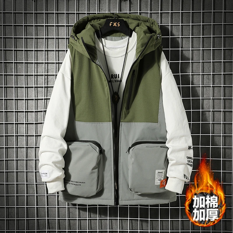 M-7XL Plus Size Puffer Sleeveless Jackets for 130kg Men Winter Warm Clothes 2020 Fashion Design Diagonal Zip Padded Waistcoat
M-7XL Plus Size Puffer Sleeveless Jackets for 130kg Men Winter Warm Clothes 2020 Fashion Design Diagonal Zip Padded Waistcoat