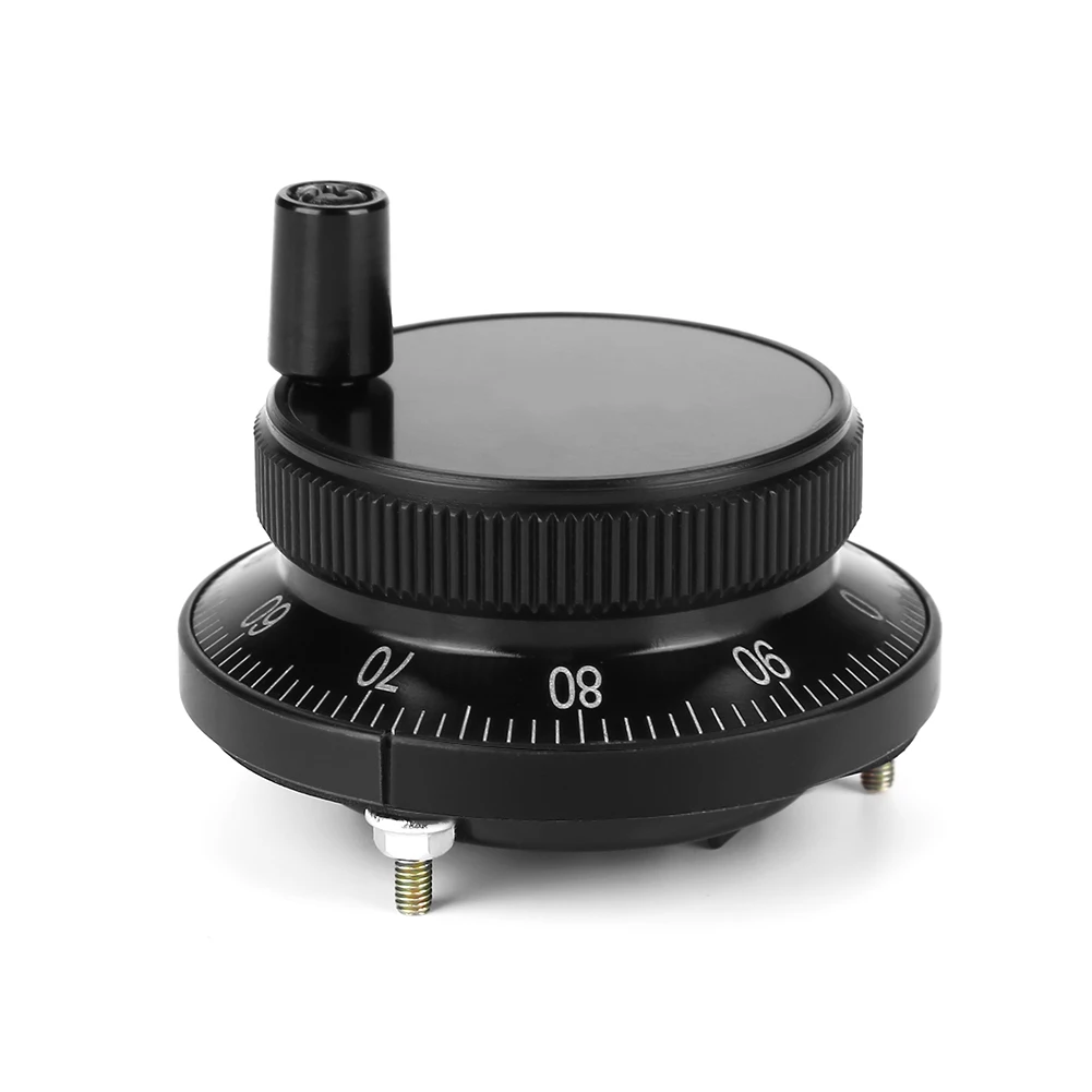 5V 60MM Hand Wheel Pulse Encoder Mill Router Manual Control For CNC System (Black)
5V 60MM Hand Wheel Pulse Encoder Mill Router Manual Control For CNC System (Black)