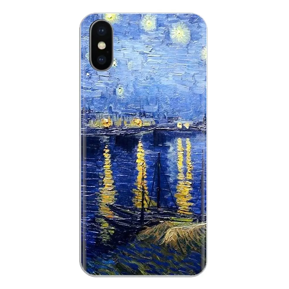 Силиконовый чехол для телефона Huawei G7 G8 P7 P8 P9 P10 P20 P30 Lite Mini Pro P Smart Plus 2017 2018 2019 Van Gogh