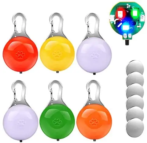 Dog Cat Collar Lights 6PCS Clip-On LED Collars Lights Pet Lights with 3 Flashing Modes Outdoor Decor Decorations Party
Dog Cat Collar Lights 6PCS Clip-On LED Collars Lights Pet Lights with 3 Flashing Modes Outdoor Decor Decorations Party