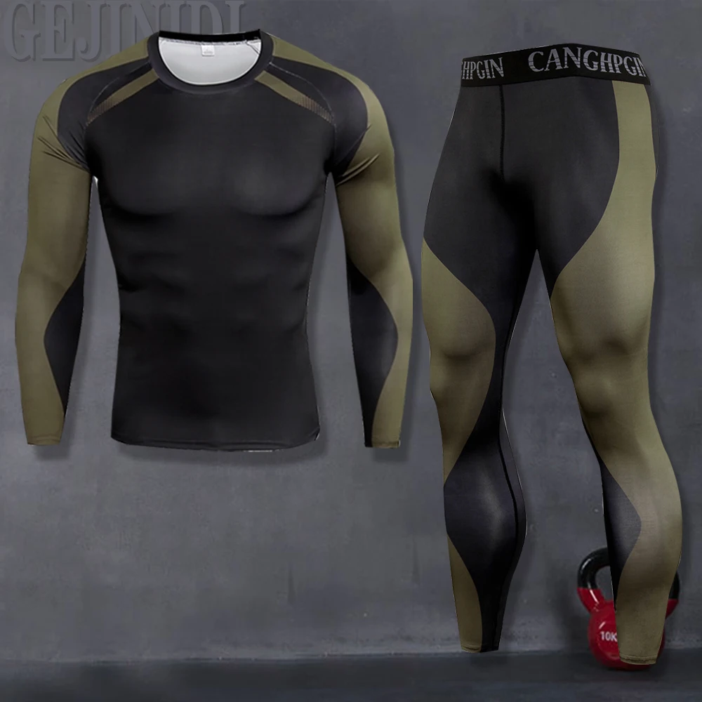 Winter Men's Jogging Wear Thermal Underwear Set Brand Compression Tights Leggings Warm Running Sportswear Men's Long Johns 3XL 
Winter Men's Jogging Wear Thermal Underwear Set Brand Compression Tights Leggings Warm Running Sportswear Men's Long Johns 3XL