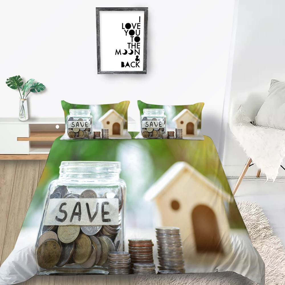 High End Bedding Set Piggy Bank Comfortable Creative 3D Duvet Cover Queen King Twin Full Single Double Unique Design Bed Set
High End Bedding Set Piggy Bank Comfortable Creative 3D Duvet Cover Queen King Twin Full Single Double Unique Design Bed Set