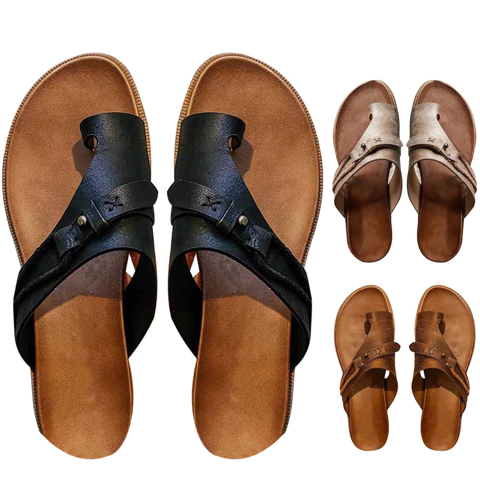 Outdoor Sandals For Women Summer Vintage Beach Sandals Casual Beach Open-Toe Platform Shoes Luxury Style Anti-slip Slippers
Outdoor Sandals For Women Summer Vintage Beach Sandals Casual Beach Open-Toe Platform Shoes Luxury Style Anti-slip Slippers