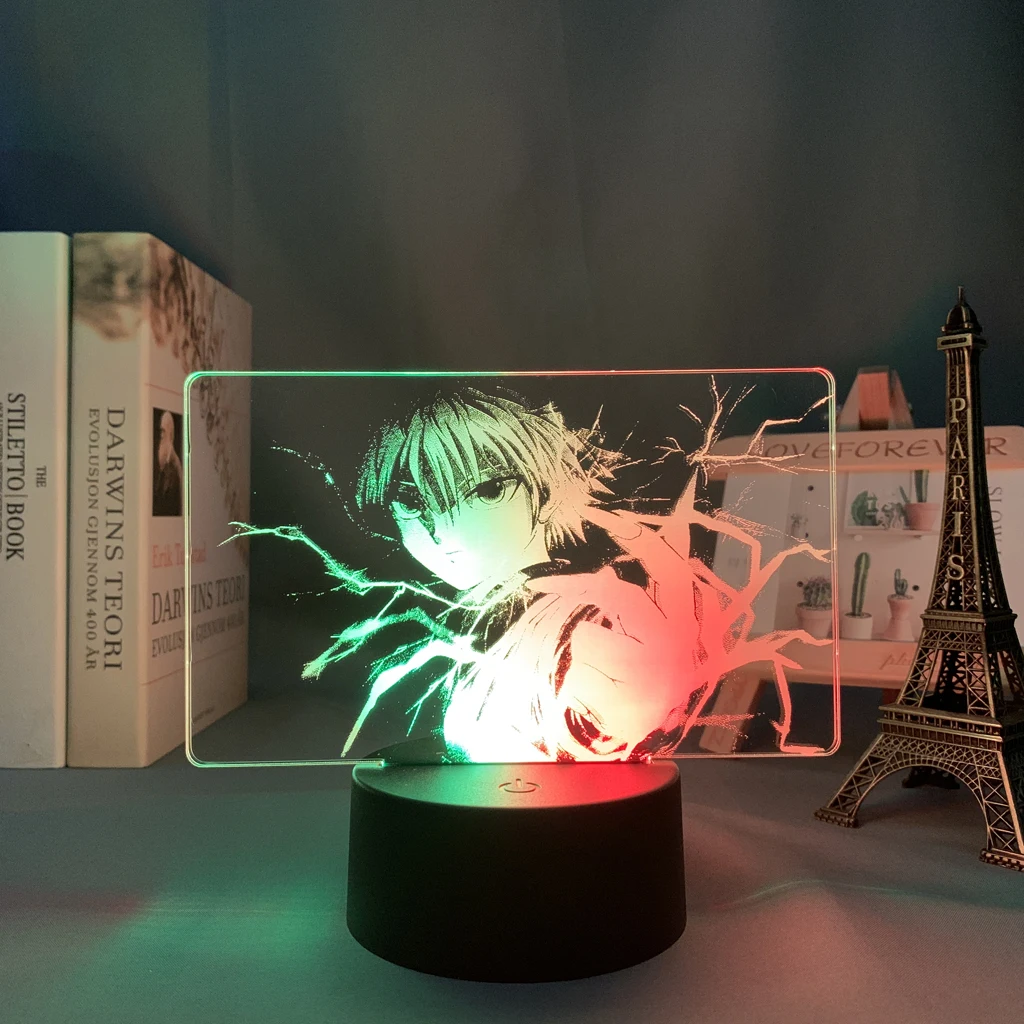 Цветная аниме двухцветная лампа Hunter X Hunter для детской спальни Декор подарок на день рождения манга Hunter X Hunter Killua двухцветсветильник Па 
Цветная аниме двухцветная лампа Hunter X Hunter для детской спальни Декор подарок на день рождения манга Hunter X Hunter Killua двухцветсветильник Па
