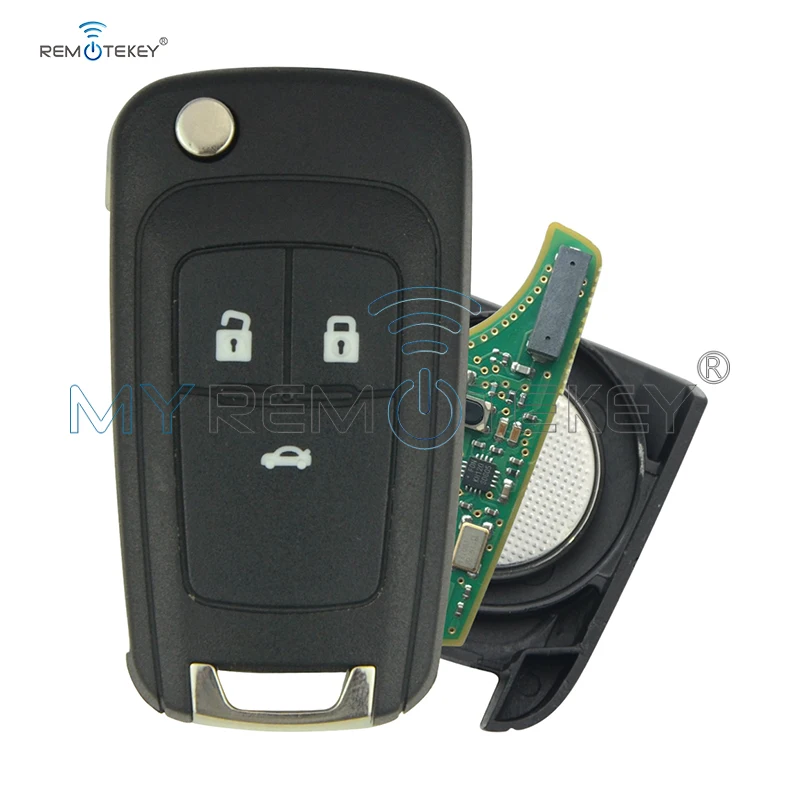 

Remtekey Flip remote key for Chevrolet Cruze Aveo Orlando with ID46 chip 2011+ car remote key 3 button 433mhz