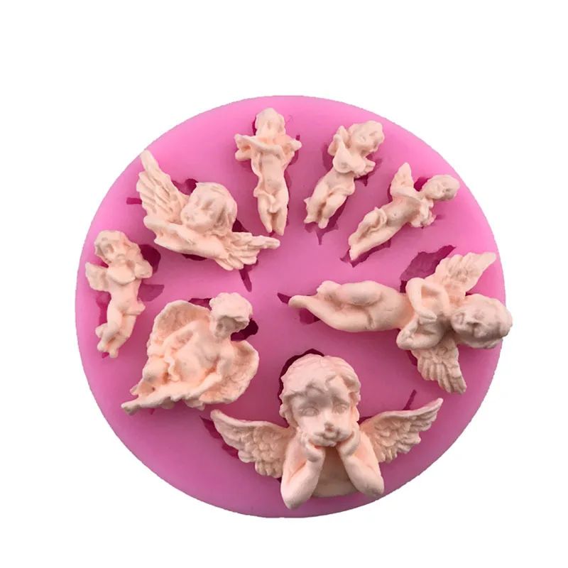 Silicone DIY Angel Baby Shaped Molds Pink 3D Cookies Fondant Candy Chocolate Moulds Cake Decorating Baking Pastry Tools
Silicone DIY Angel Baby Shaped Molds Pink 3D Cookies Fondant Candy Chocolate Moulds Cake Decorating Baking Pastry Tools
