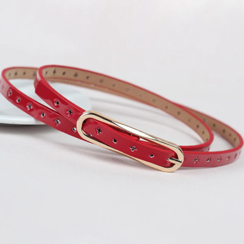 Women's new infinity waistband wild cross hole female slim waistband decorative slim belt girl's simple belt
Women's new infinity waistband wild cross hole female slim waistband decorative slim belt girl's simple belt