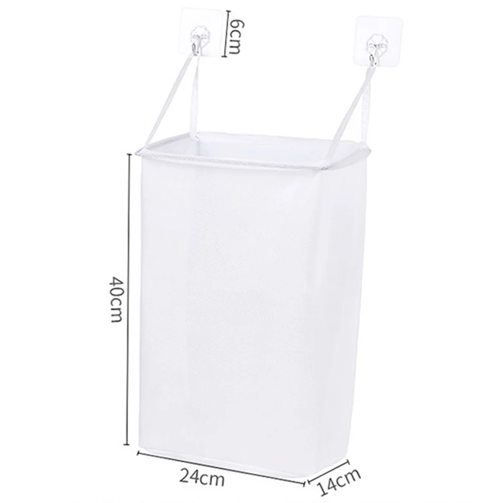 Wall-mounted Dirty Clothes Basket Home Laundry Basket Punch-free Toilet Paste Storage Basket Bathroom Dirty Clothes Storage Bag
Wall-mounted Dirty Clothes Basket Home Laundry Basket Punch-free Toilet Paste Storage Basket Bathroom Dirty Clothes Storage Bag