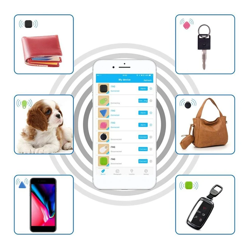 Pet Smart Mini GPS Tracker Pet Locator Anti-Lost Waterproof Bluetooth Tracker Triangular Kids Dog Cat Tracker
Pet Smart Mini GPS Tracker Pet Locator Anti-Lost Waterproof Bluetooth Tracker Triangular Kids Dog Cat Tracker